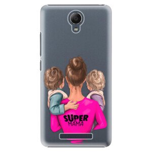 Plastové pouzdro iSaprio - Super Mama - Two Boys - Xiaomi Redmi Note 2