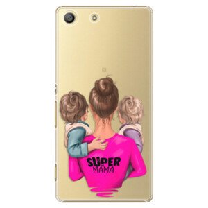 Plastové pouzdro iSaprio - Super Mama - Two Boys - Sony Xperia M5