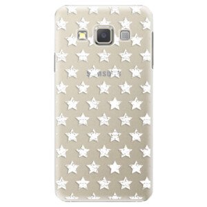 Plastové pouzdro iSaprio - Stars Pattern - white - Samsung Galaxy A7