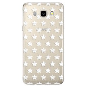 Odolné silikonové pouzdro iSaprio - Stars Pattern - white - Samsung Galaxy J5 2016