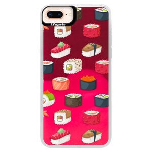 Neonové pouzdro Pink iSaprio - Sushi Pattern - iPhone 8 Plus