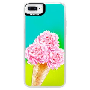 Neonové pouzdro Blue iSaprio - Sweets Ice Cream - iPhone 8 Plus