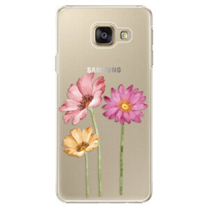 Plastové pouzdro iSaprio - Three Flowers - Samsung Galaxy A5 2016