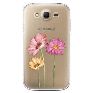 Plastové pouzdro iSaprio - Three Flowers - Samsung Galaxy Grand Neo Plus