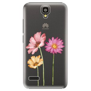 Plastové pouzdro iSaprio - Three Flowers - Huawei Ascend Y5