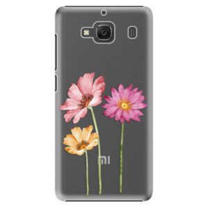 Plastové pouzdro iSaprio - Three Flowers - Xiaomi Redmi 2