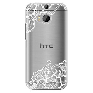 Plastové pouzdro iSaprio - White Lace 02 - HTC One M8