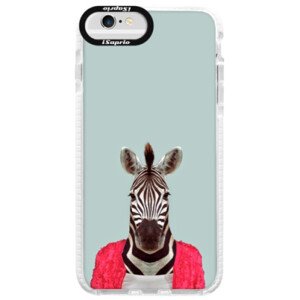 Silikonové pouzdro Bumper iSaprio - Zebra 01 - iPhone 6/6S