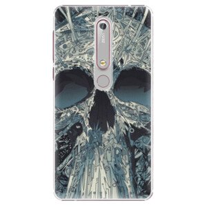 Plastové pouzdro iSaprio - Abstract Skull - Nokia 6.1