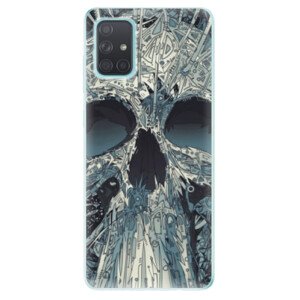 Odolné silikonové pouzdro iSaprio - Abstract Skull - Samsung Galaxy A71