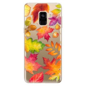 Odolné silikonové pouzdro iSaprio - Autumn Leaves 01 - Samsung Galaxy A8 2018
