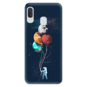 Odolné silikonové pouzdro iSaprio - Balloons 02 - Samsung Galaxy A20e