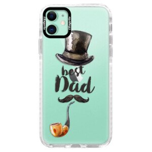 Silikonové pouzdro Bumper iSaprio - Best Dad - iPhone 11