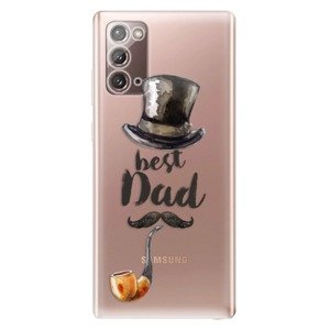 Odolné silikonové pouzdro iSaprio - Best Dad - Samsung Galaxy Note 20