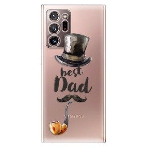 Odolné silikonové pouzdro iSaprio - Best Dad - Samsung Galaxy Note 20 Ultra