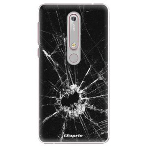 Plastové pouzdro iSaprio - Broken Glass 10 - Nokia 6.1