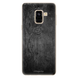 Odolné silikonové pouzdro iSaprio - Black Wood 13 - Samsung Galaxy A8 2018