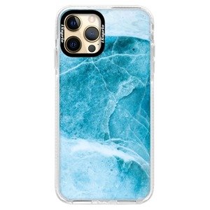 Silikonové pouzdro Bumper iSaprio - Blue Marble - iPhone 12 Pro