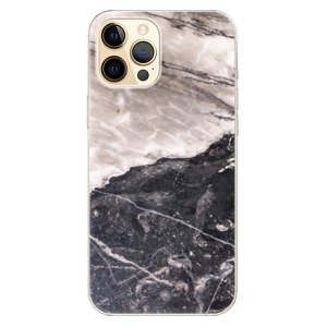 Odolné silikonové pouzdro iSaprio - BW Marble - iPhone 12 Pro Max