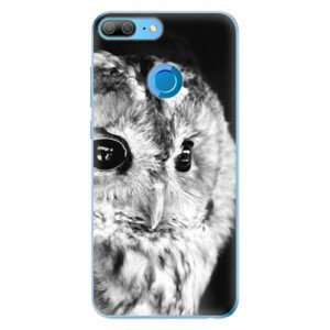 Odolné silikonové pouzdro iSaprio - BW Owl - Huawei Honor 9 Lite