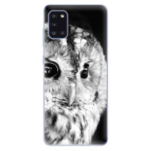Odolné silikonové pouzdro iSaprio - BW Owl - Samsung Galaxy A31