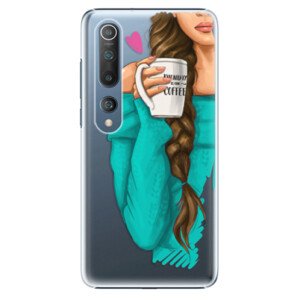 Plastové pouzdro iSaprio - My Coffe and Brunette Girl - Xiaomi Mi 10 / Mi 10 Pro