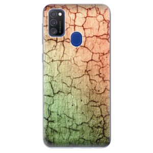 Odolné silikonové pouzdro iSaprio - Cracked Wall 01 - Samsung Galaxy M21