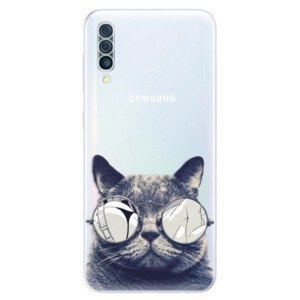 Odolné silikonové pouzdro iSaprio - Crazy Cat 01 - Samsung Galaxy A50