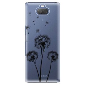 Plastové pouzdro iSaprio - Three Dandelions - black - Sony Xperia 10 Plus