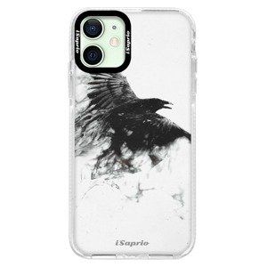 Silikonové pouzdro Bumper iSaprio - Dark Bird 01 - iPhone 12