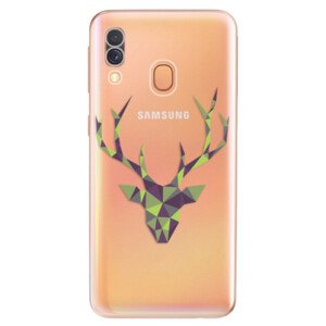 Odolné silikonové pouzdro iSaprio - Deer Green - Samsung Galaxy A40