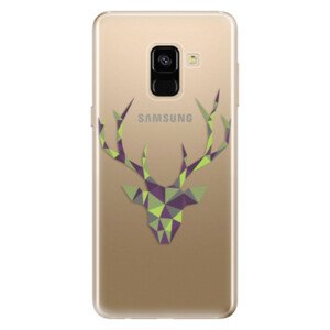 Odolné silikonové pouzdro iSaprio - Deer Green - Samsung Galaxy A8 2018
