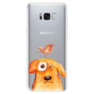 Odolné silikonové pouzdro iSaprio - Dog And Bird - Samsung Galaxy S8