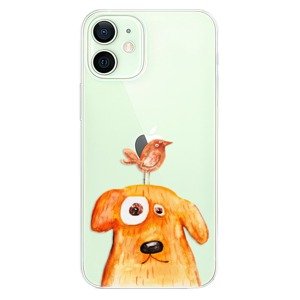 Odolné silikonové pouzdro iSaprio - Dog And Bird - iPhone 12