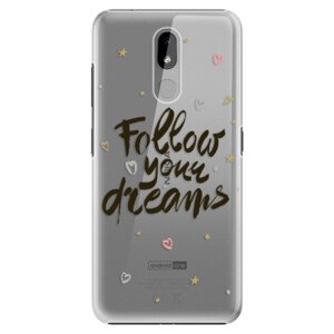 Plastové pouzdro iSaprio - Follow Your Dreams - black - Nokia 3.2