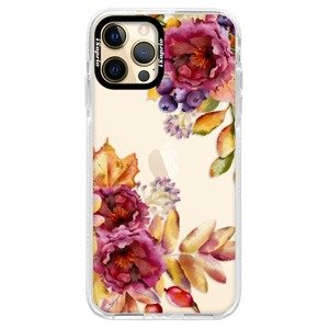 Silikonové pouzdro Bumper iSaprio - Fall Flowers - iPhone 12 Pro Max