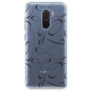 Plastové pouzdro iSaprio - Fancy - black - Xiaomi Pocophone F1