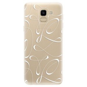 Odolné silikonové pouzdro iSaprio - Fancy - white - Samsung Galaxy J6