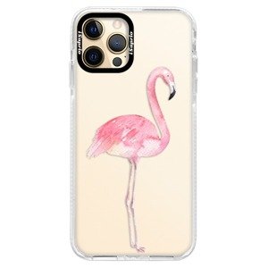 Silikonové pouzdro Bumper iSaprio - Flamingo 01 - iPhone 12 Pro