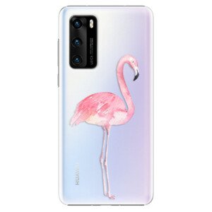 Plastové pouzdro iSaprio - Flamingo 01 - Huawei P40