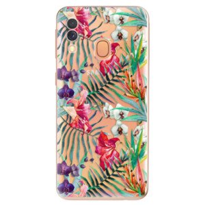 Odolné silikonové pouzdro iSaprio - Flower Pattern 03 - Samsung Galaxy A40