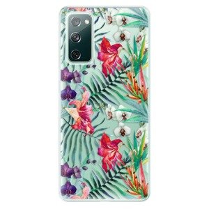 Odolné silikonové pouzdro iSaprio - Flower Pattern 03 - Samsung Galaxy S20 FE