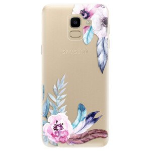 Odolné silikonové pouzdro iSaprio - Flower Pattern 04 - Samsung Galaxy J6