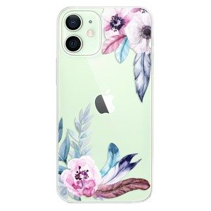 Odolné silikonové pouzdro iSaprio - Flower Pattern 04 - iPhone 12 mini