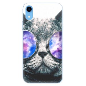 Odolné silikonové pouzdro iSaprio - Galaxy Cat - iPhone XR
