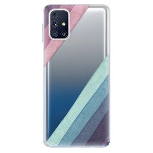 Odolné silikonové pouzdro iSaprio - Glitter Stripes 01 - Samsung Galaxy M31s