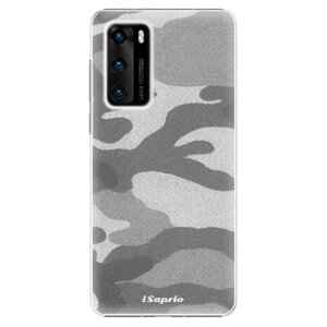 Plastové pouzdro iSaprio - Gray Camuflage 02 - Huawei P40