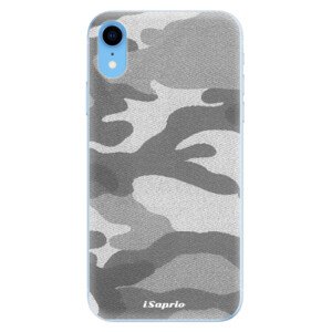 Odolné silikonové pouzdro iSaprio - Gray Camuflage 02 - iPhone XR