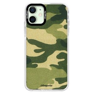 Silikonové pouzdro Bumper iSaprio - Green Camuflage 01 - iPhone 12