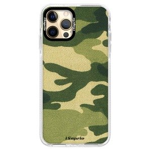 Silikonové pouzdro Bumper iSaprio - Green Camuflage 01 - iPhone 12 Pro